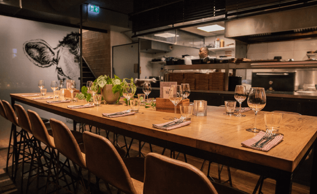 Private dining amsterdam speciale tafel aan de keuken