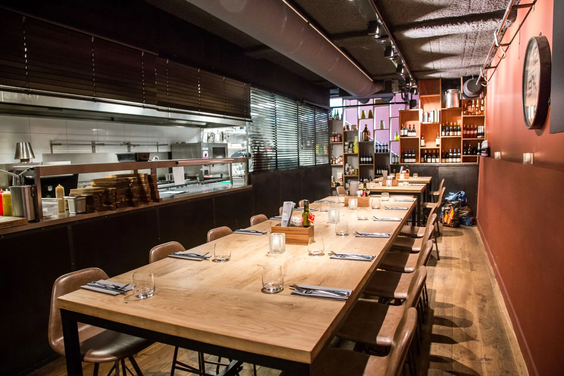 Book our special Chefs Table for a group dinner in an intimate setting